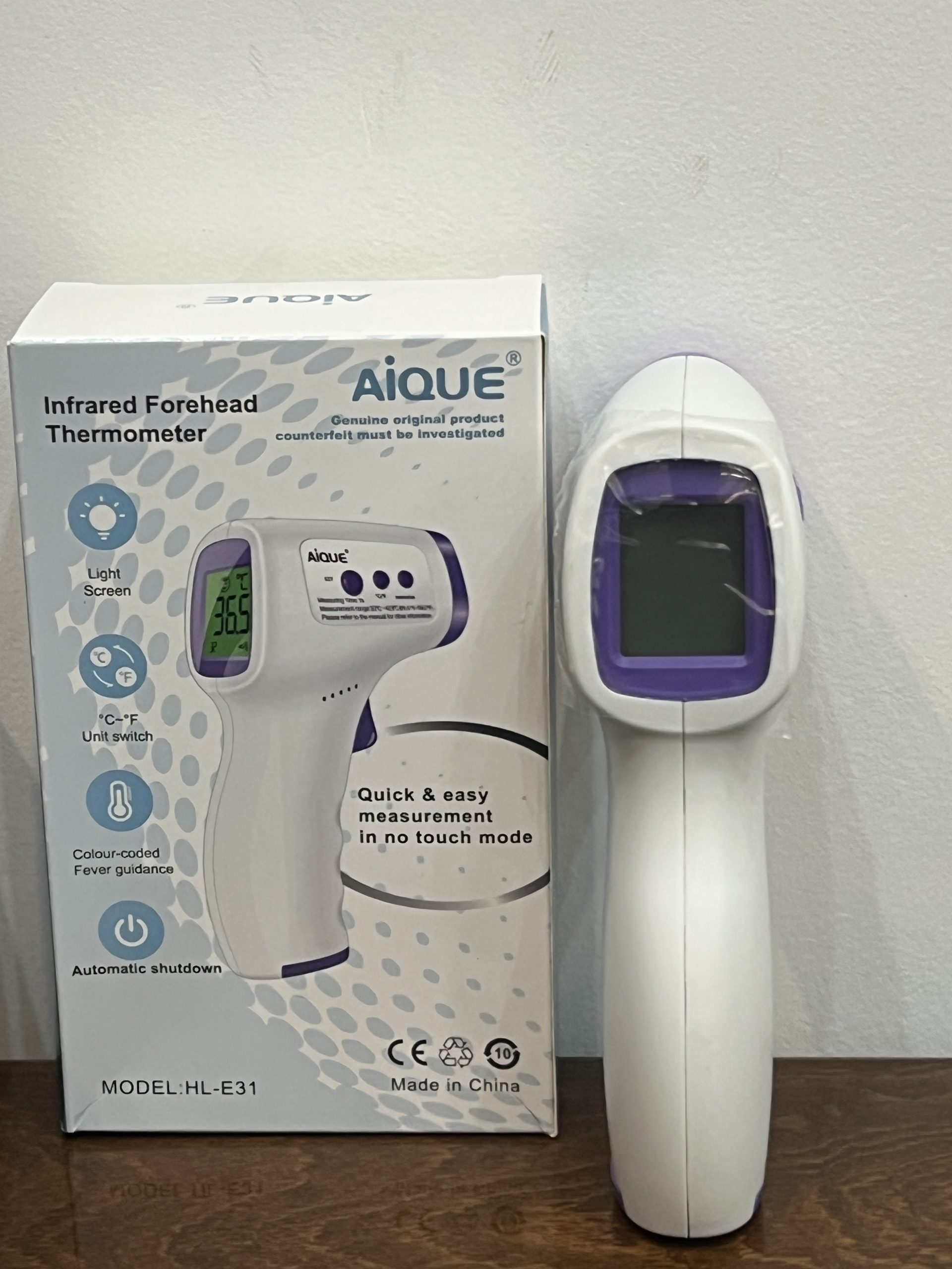 تب سنج دیجیتالی لیزری آیکیو aiqueمدل AD801