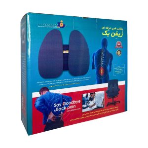 پشتی طبی زیفن بک مشکی مدل SOM1373